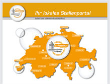 Tablet Screenshot of joblokal.ch